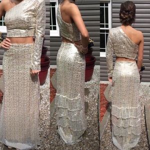 Beautiful Gold Prom Dress